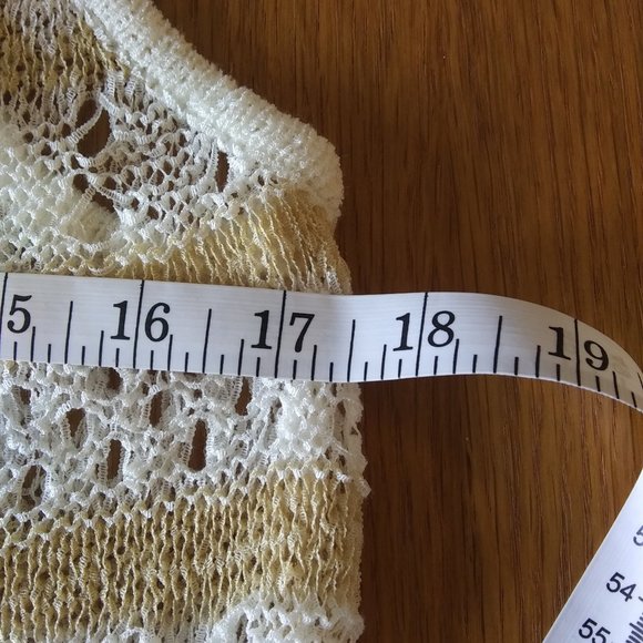 Flying Tomato | Fancy Knit Racerback Tan and White Tank | L | New - Picture 9 of 12